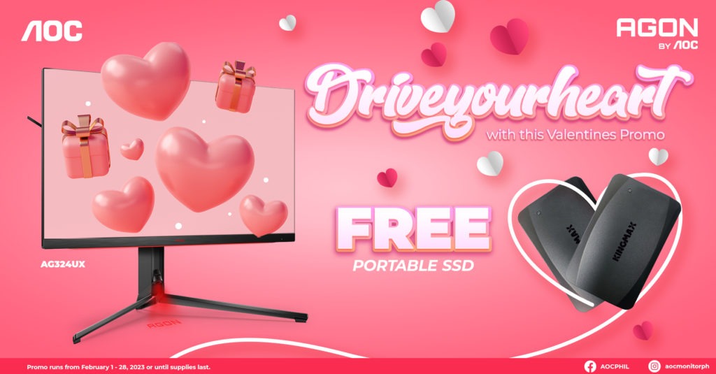 AOC Offers Free Portable SSD for Gaming Partners this month 87 DYHP PR 1