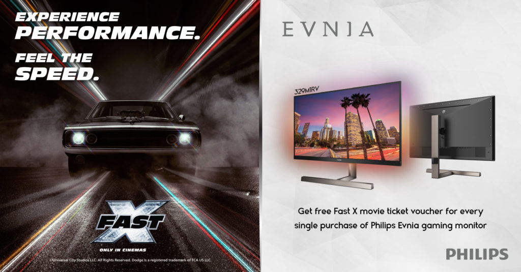 Watch Fast X for Free with Philips Evnia Gaming Monitors 87 PR FASTX PROMO
