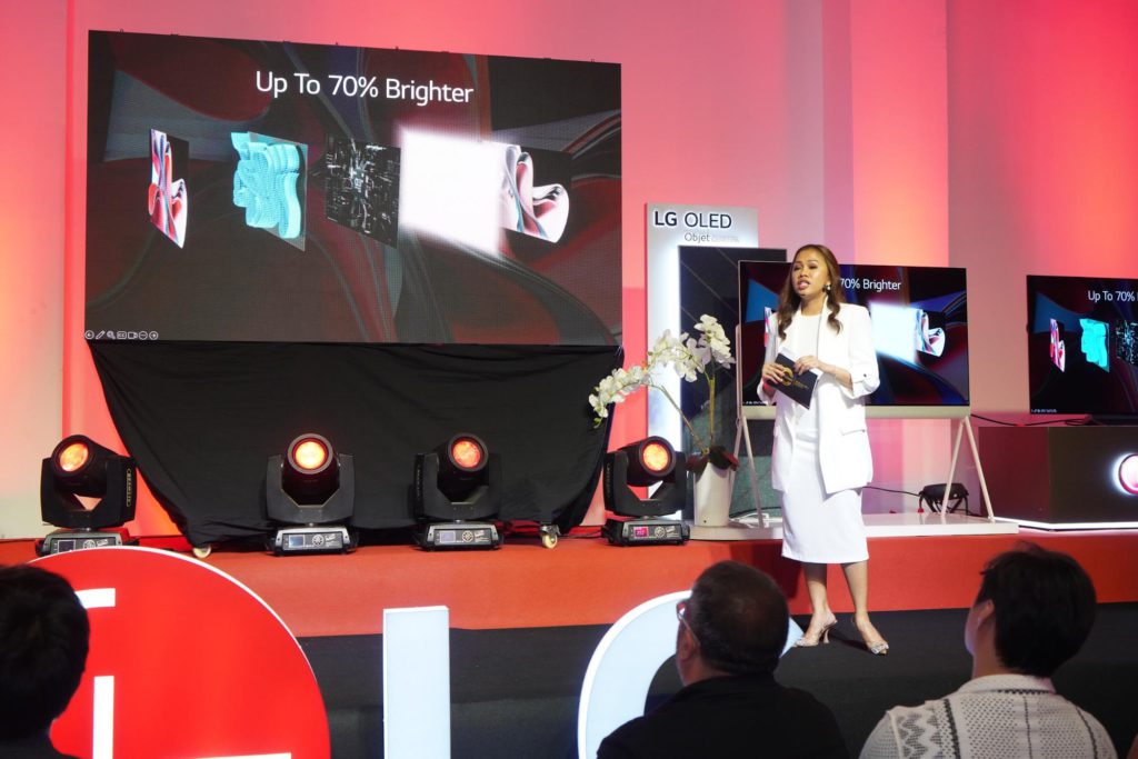 LG OLED Celebrates 10 Years, Partners with KCC 89 9Ms. Angelica Dumlao Product Manager for LG TVs
