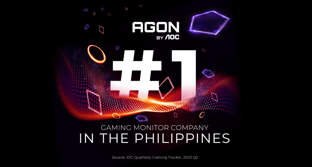 Agon by AOC Monitors Secure Top Spot in the Philippines Gaming Monitor Market 87 AOC Number 1 Gaming Monitor Q2 2