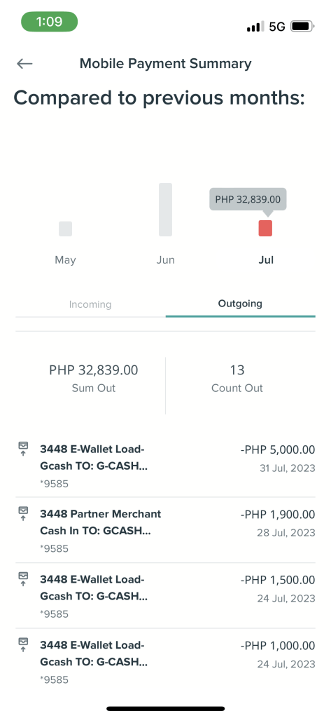 Revolutionize Your Finances with BPI App's Track and Plan - Your AI-Powered Financial Advisor 93 Mobile Payments Summary B