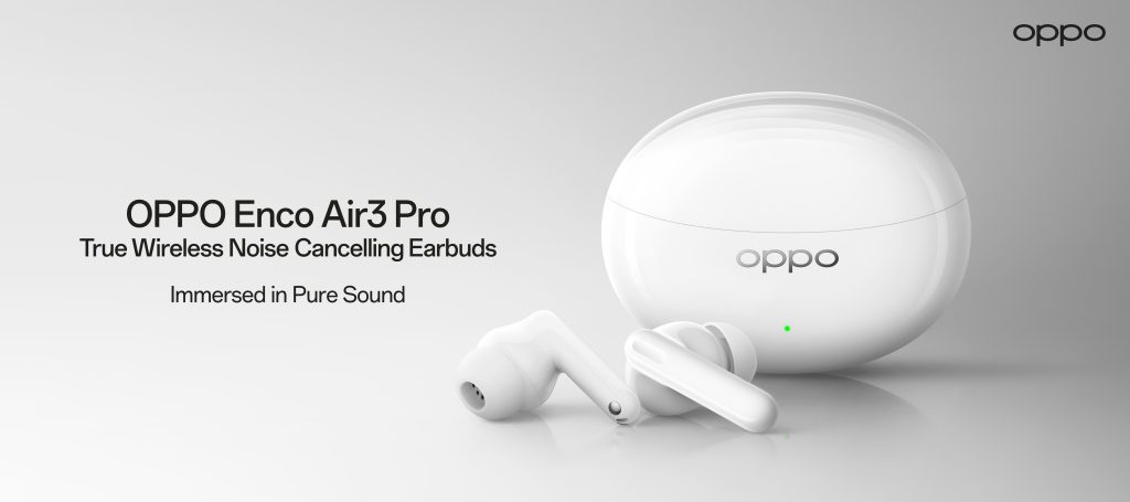 Five top features of the OPPO Enco Air3 Pro 88 猎户座 产品KV 白色 横版 min
