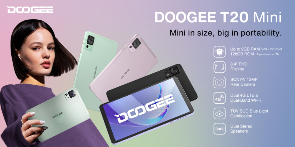DOOGEE Tablets: Affordable and Feature-Rich Options for All Ages 90 DOOGEE T20 Mini