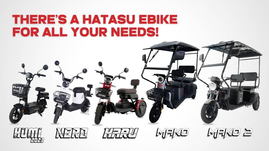 HATASU eBike: Riding into the Local Market Quietly and Effectively 90 Theres a HATASU ebike for all your needs