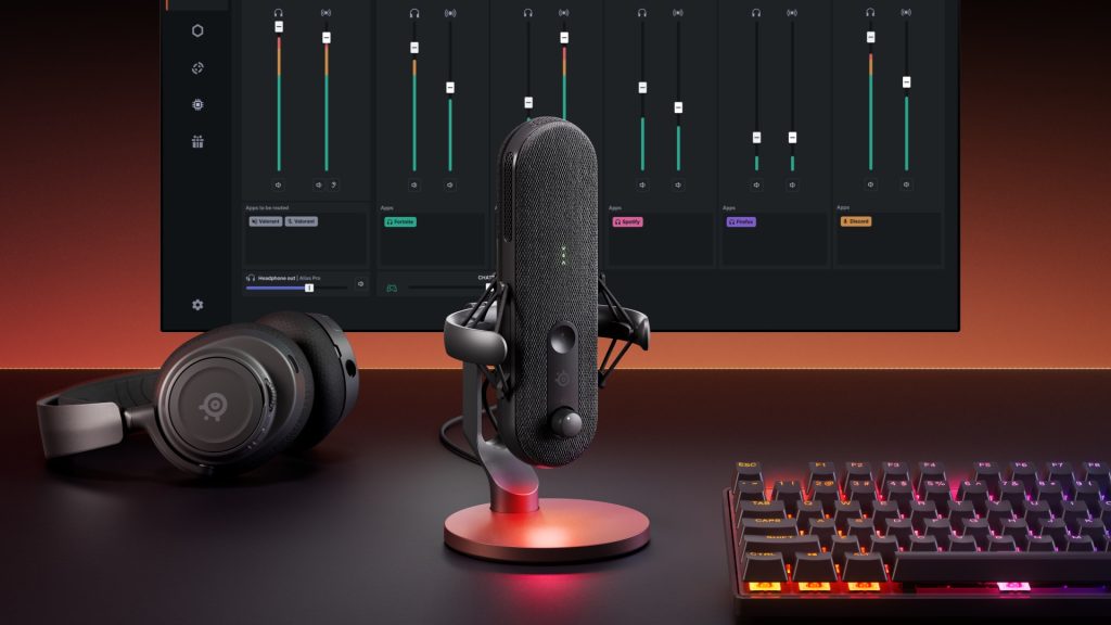 SteelSeries Unveils Innovative Alias Microphones for Gamers 87 alias life desk