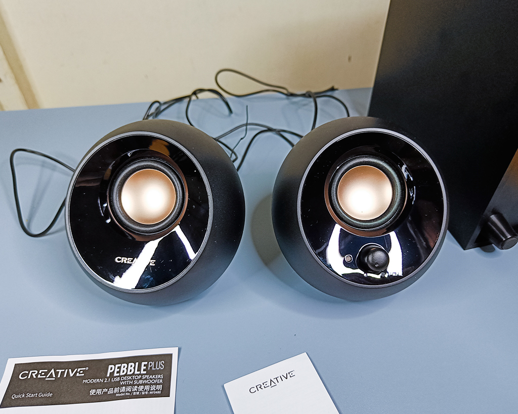 Creative Pebble Plus 2.1 Channel Speakers Review 88 creative pebble plus review 2