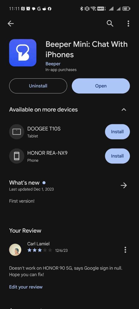 Beeper Mini: The App that lets you chat via iMessage on Android Phones 88 403611481 941722997316360 5166050426220364651 n
