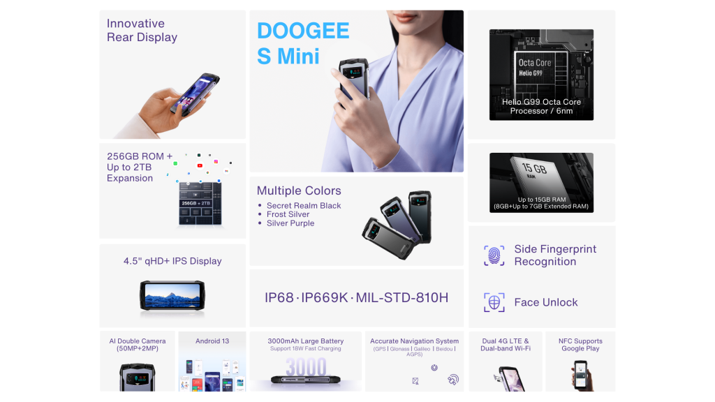 Introducing DOOGEE's Compact Delights - T20 Mini LTE Tablet and S Mini Rugged Smartphone! 90 Know More About The DOOGEE SMini