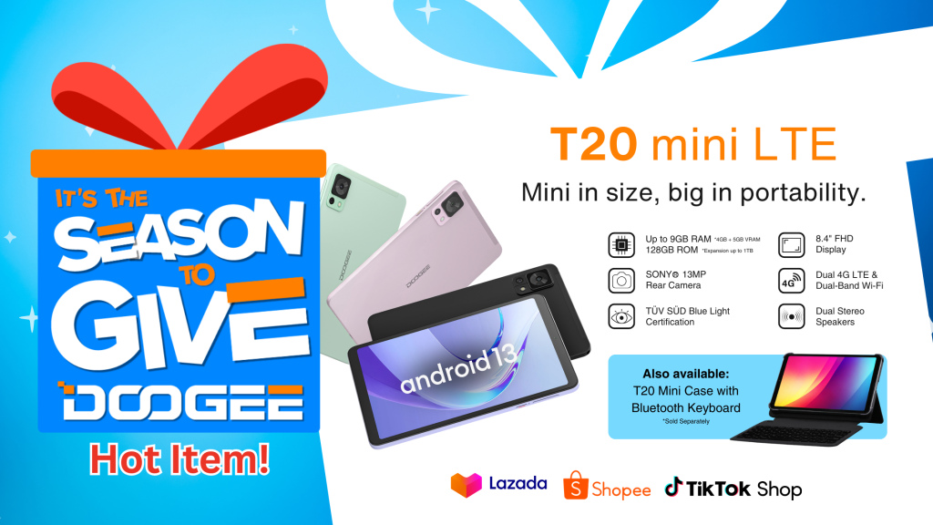 Introducing DOOGEE's Compact Delights - T20 Mini LTE Tablet and S Mini Rugged Smartphone! 88 Know More About The DOOGEE T20 Mini LTE