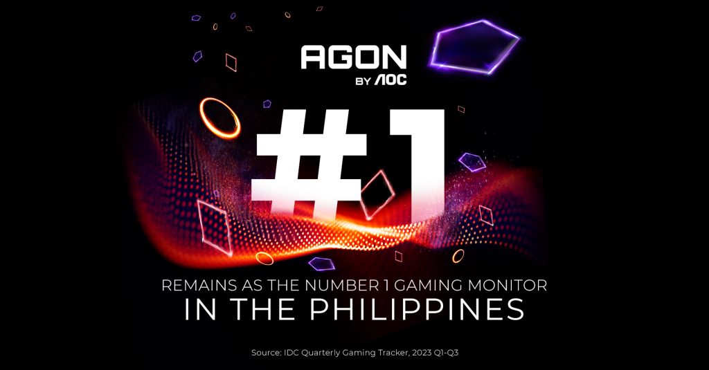 AOC Continues Dominance as the Philippines' Premier Gaming Monitor Brand for Q3 2023 87 AOC Number 1 Gaming Monitor Q1 Q3 PR