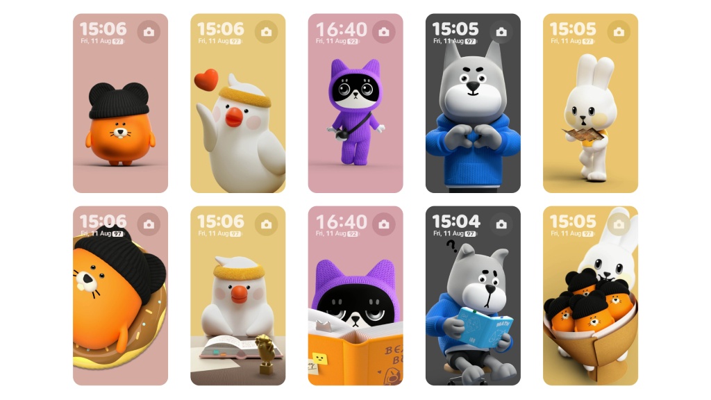 Five Things You’ll Love with the Upgraded Cover Screen of the OPPO Find N3 Flip 89 OPPO Find N3 Flip Cover Screen Pets 1