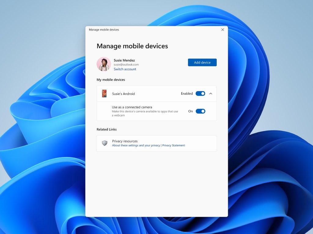 You can soon use your Android phone as a Windows webcam 88 CDEH2