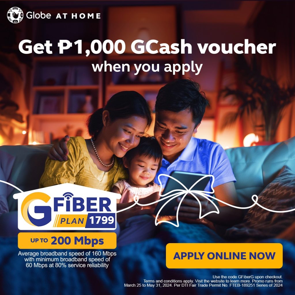 Globe outs limited GFiber Plans for as low as PHP 999/month 87 GAH1