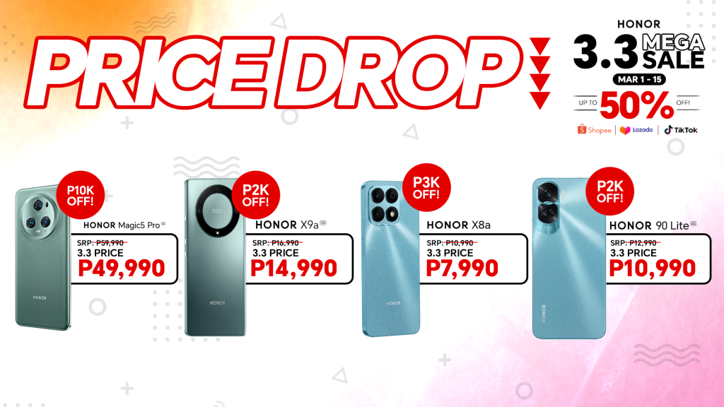 HONOR 3.3 Sale 2024: Freebies and Up to 50% in Discounts 88 Price Drop