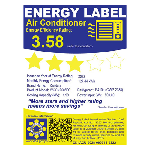 Your Guide to Choosing the Perfect Air Conditioner for Summer Comfort 90 WCONZ008EC1 CON6S 0.75HP