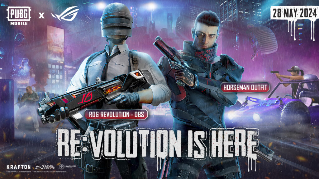 ROG SAGA, PUBG MOBILE Unveil Exclusive Collaboration for Version 3.20 87 PUBGM X ROG KV