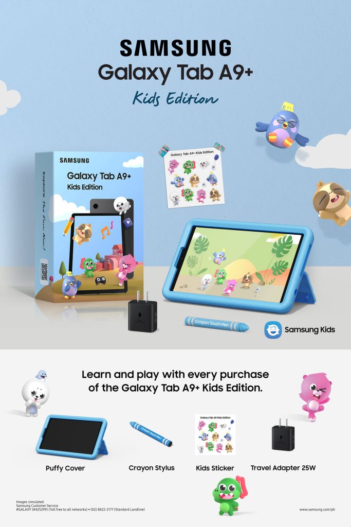 Samsung Galaxy Tab A9+: A Child's companion device 87 05152024 Galaxy Tab A9 Kids Edition Bundle KV 1P