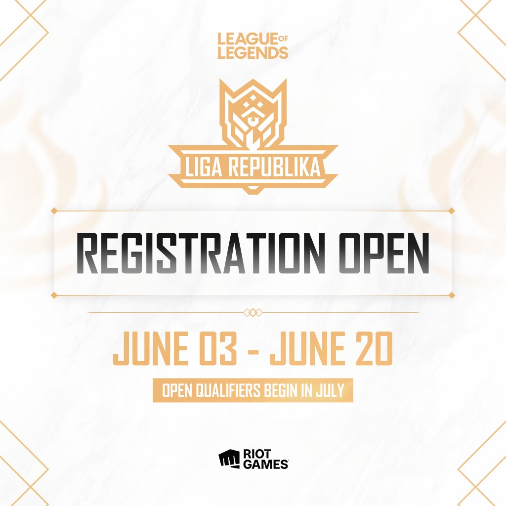 Riot Games Philippines Opens Nationwide Registration for Liga Republika Open Qualifiers Round 88 KV LR Registration Opening min