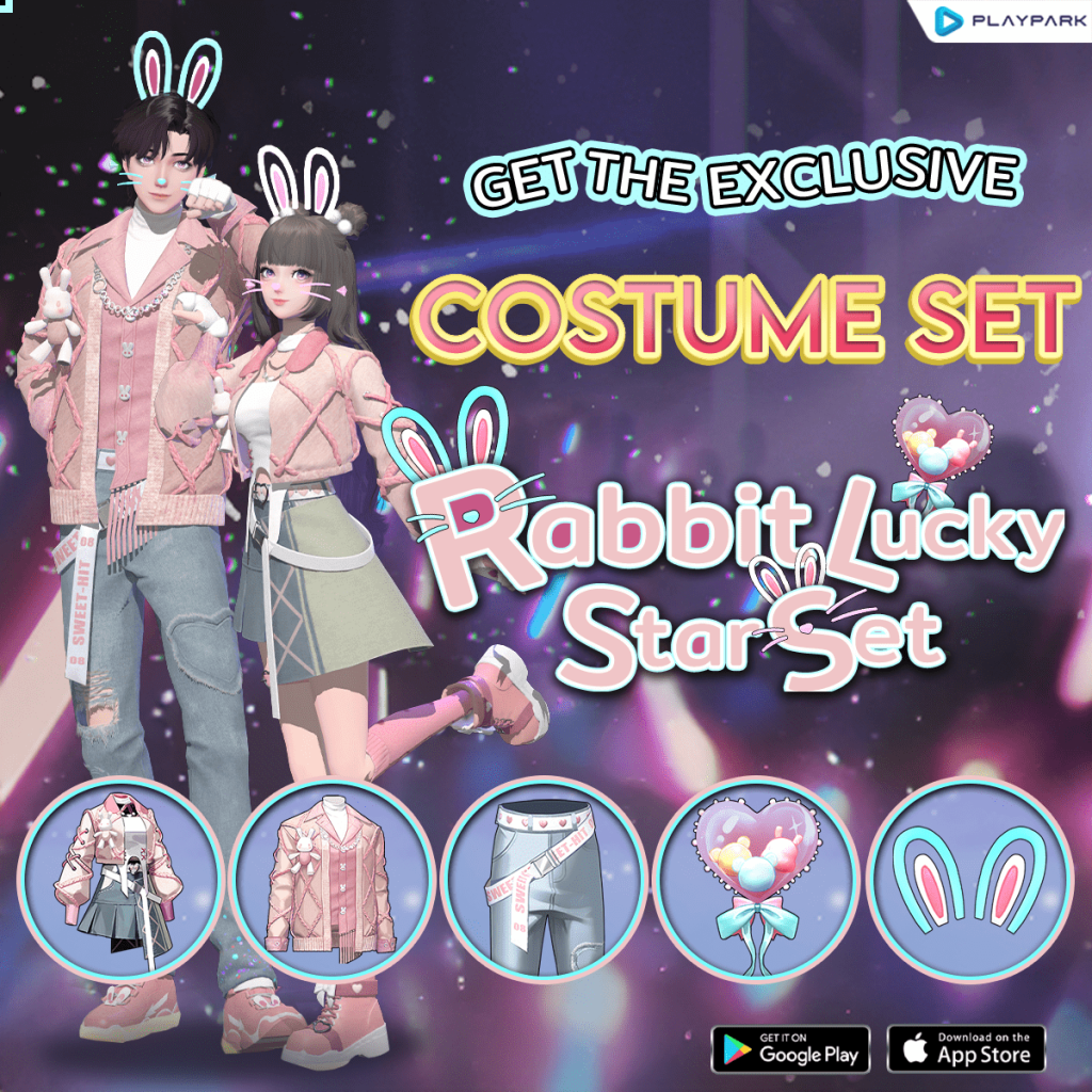 MeloJam Alpha Test Now Open 90 RABBIT LUCKY STAR COSTUME min