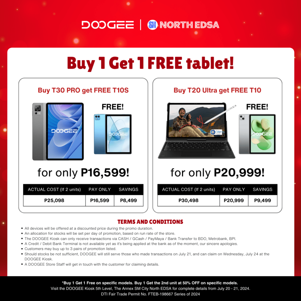 Buy One, Get One offers await at DOOGEE's first physical store 90 DOOGEE STORE GNS SNS2 min