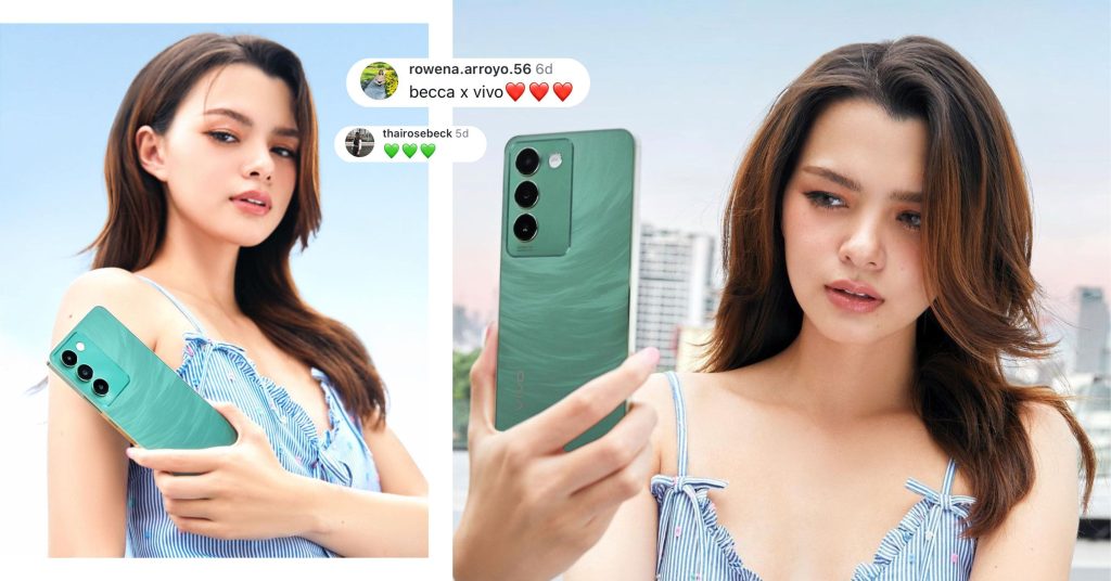 Netizens react to Thai superstar Becky's photo with the vivo Y100 89 vivo Y100 x Becky 2 min