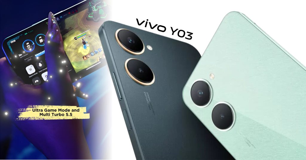 Uninterrupted gaming with vivo Y03's UltraGame Mode and Multi Turbo 5.5 87 vivo Y03 1 min
