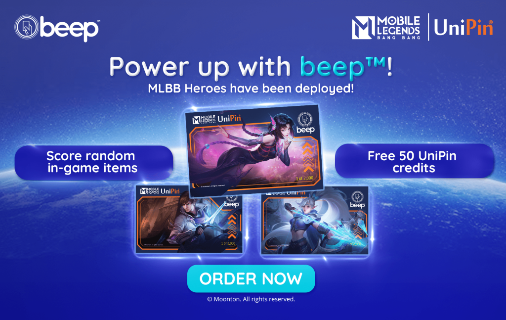 AF Payments, UniPin, MOONTON launch new Mobile Legends: Bang Bang beep Cards 87 BEEP ML Launch 1900x1200 min