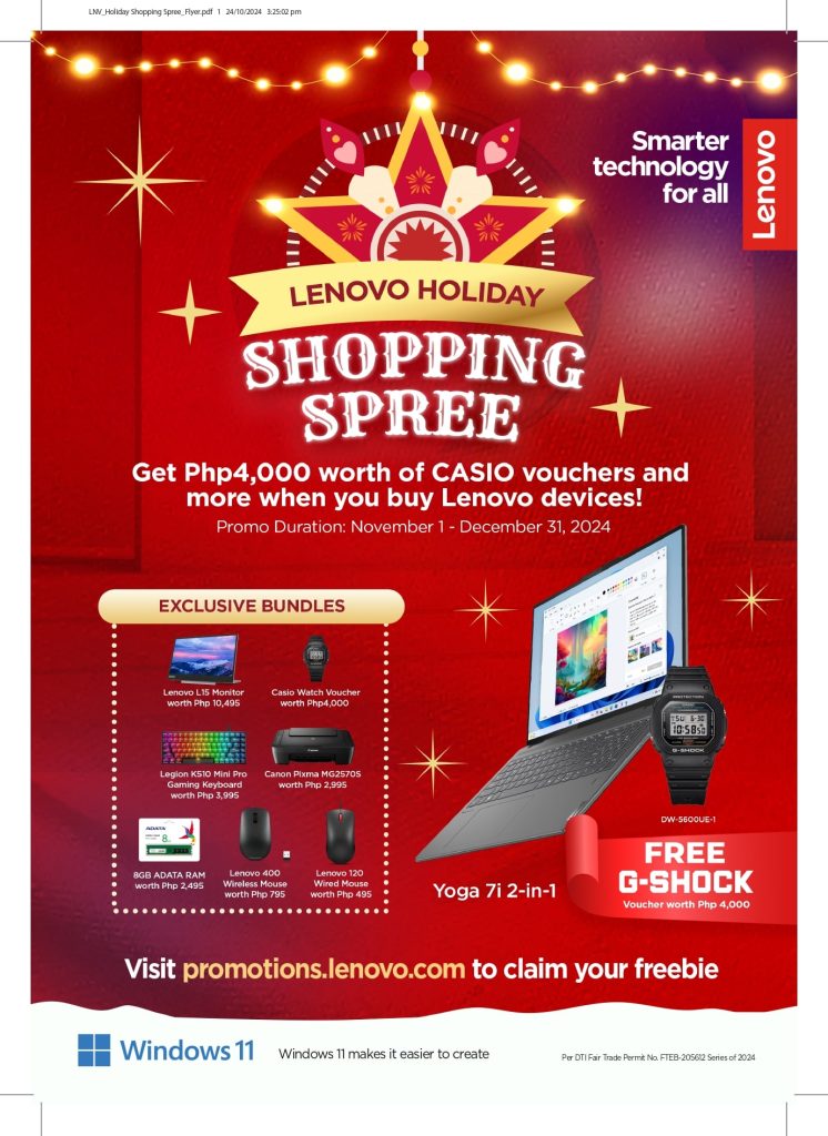 Freebies await at Lenovo Holiday Shopping Spree Promo 88 LNV Holiday Shopping Spree Flyer page 0001 min