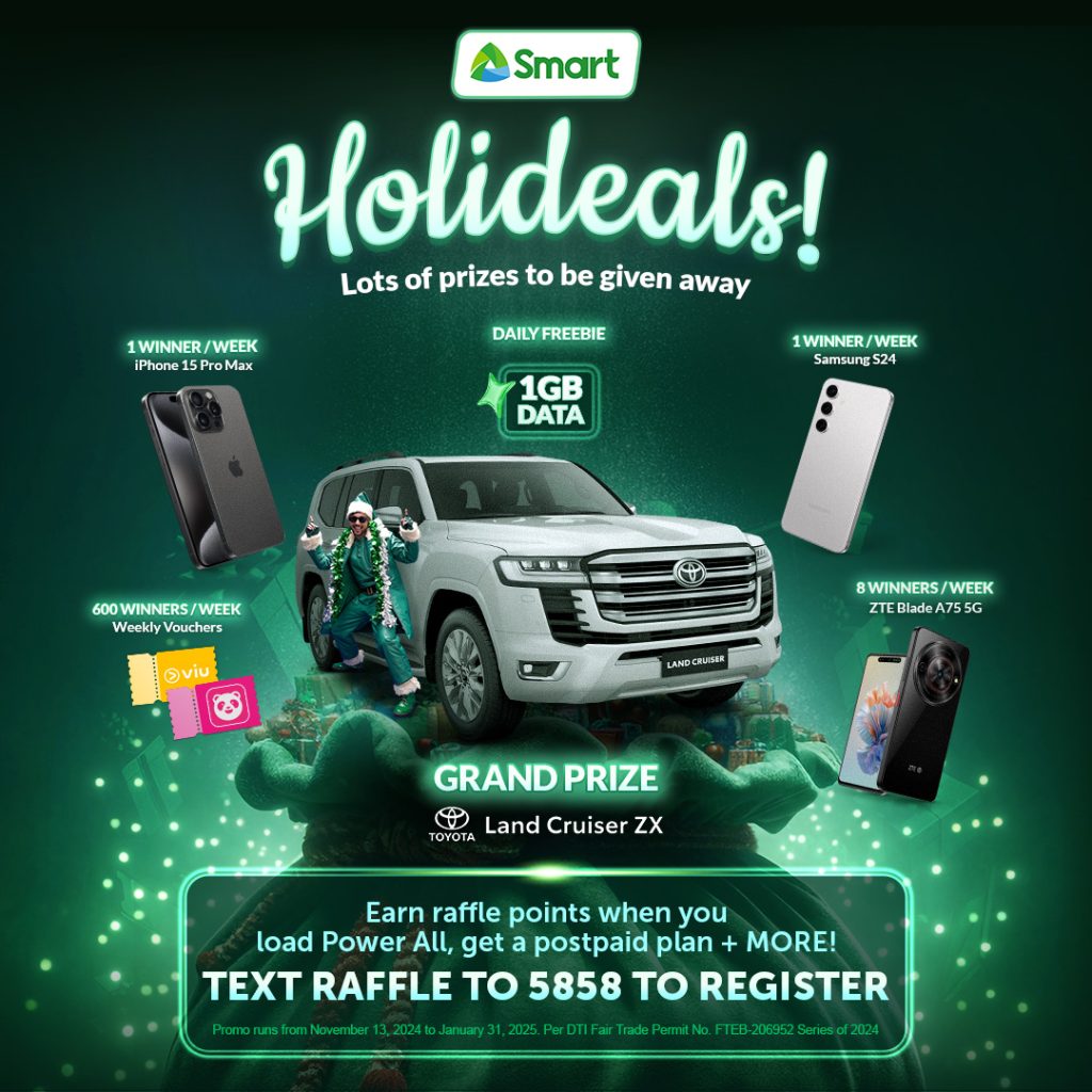 Smart Amazing Holideals Promo: Win Exciting Prizes and Free Data This Christmas 87 SmartHolideals