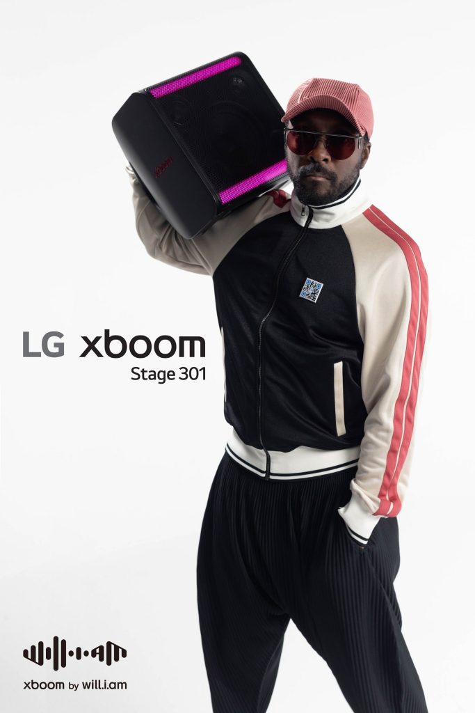 LG Partners with will.i.am for New xboom Audio Line 90 LG xboom by will.i.am Stage 301 min
