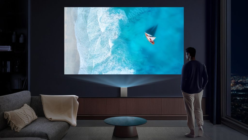 LG Unveils New Lifestyle Projectors at CES 2025 89 LG CineBeam S Lifestyle min