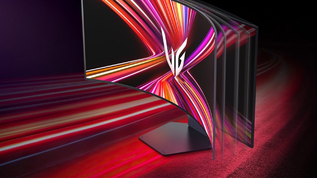 LG unveils new UltraGear GX9 Series with bendable displays 89 photo3 UltraGear GX9 45GX990A Bendable min