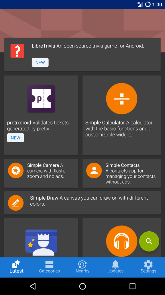 Top Alternative Android App Stores you can Download Today 92 screenshot dark home
