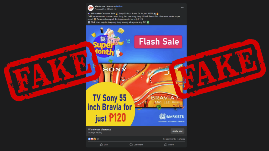 Sony Philippines Warns About Fake, False Online Posts Targeting BRAVIA TV Buyers 87 New Project