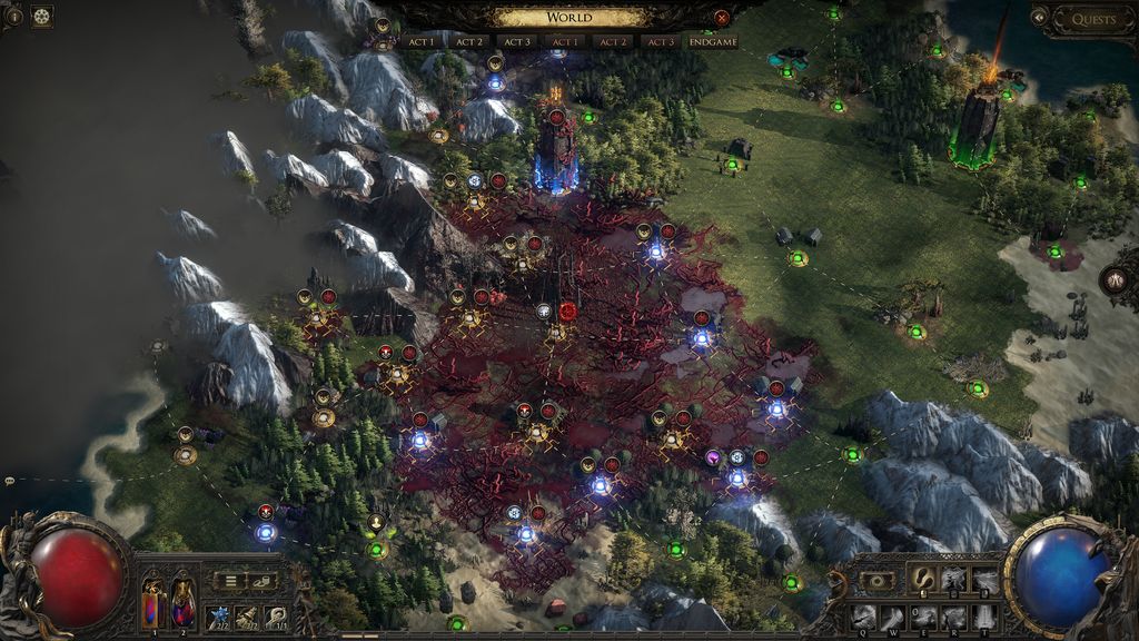 New Path of Exile 2: Dawn of the Hunt Update Arrives on April 5 90 Atlas Corruption UI