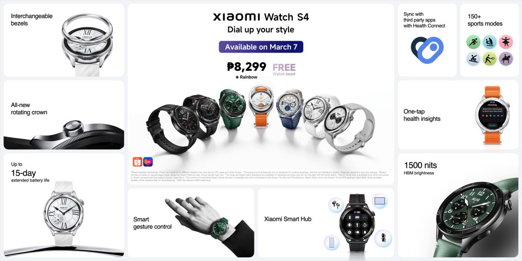 Xiaomi outs prices for new Watch S4, Smart Band 9 Pro, and Buds 5 Pro in PH 88 c05a3913 6385 47ef 82c1 e4c8dd402d13