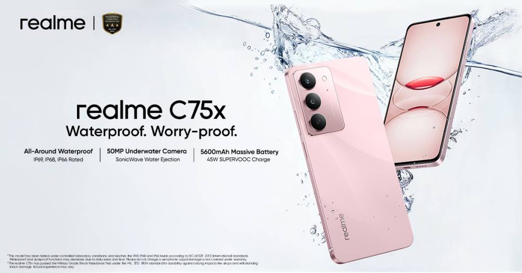 New realme C75x now in the Philippines, priced 87 realme C75x PR Banner