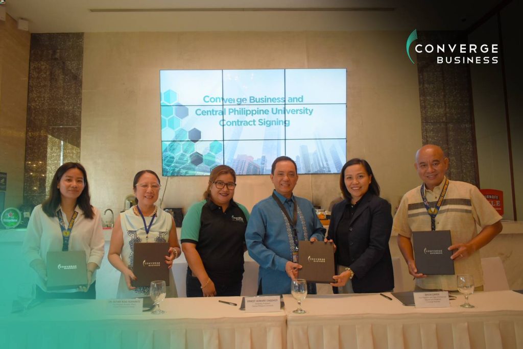 Converge ICT Solutions Partners with Central Philippine University to Enhance Educational Experience 87 Converge Central Philippine University Contract Signing 03 1