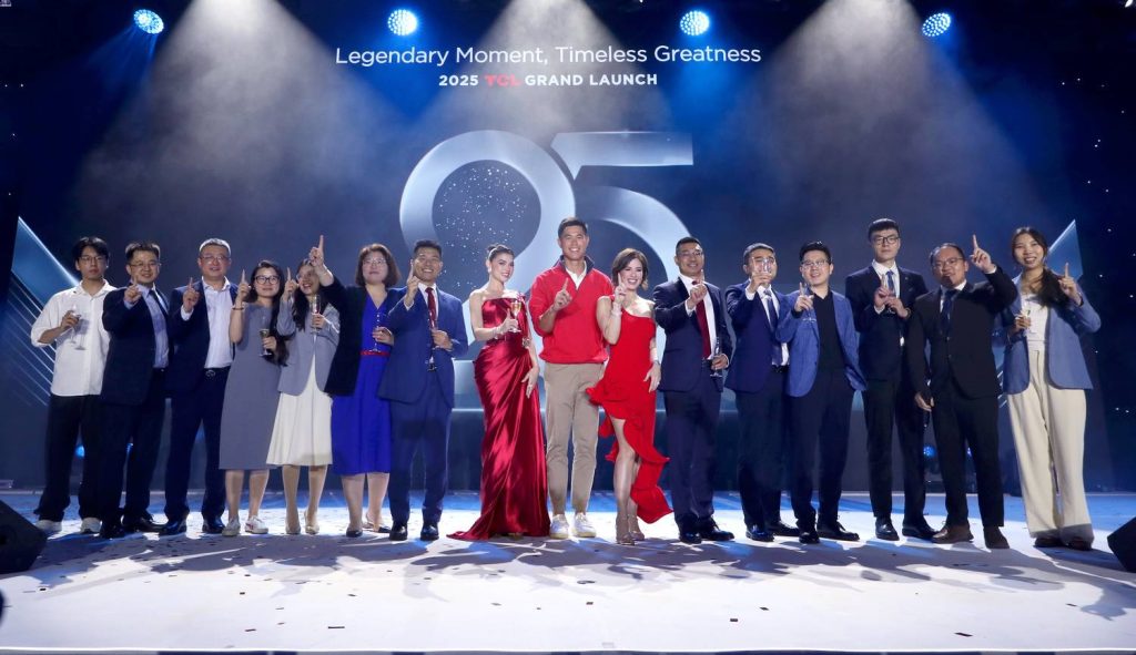 TCL marks 25 years in the Philippines, launches 2025 product lineup 87 TCL Executives joined by guest celebrities Rhian Ramos EJ Obiena and Valeen Montenegro commemorate the 2025 TCL Grand Launch in a night of celebration and innovation. 1