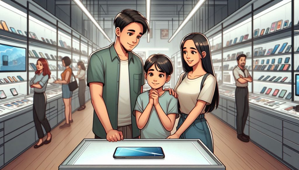Phones, Pressure, and the Parent's Dilemma 87 parent child peer pressure phone 1