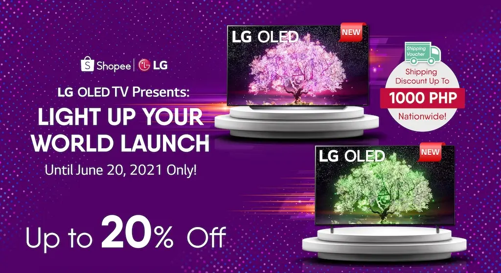 LG OLED evo brings improved features to the 2021 lineup 92 3 LG OLED Shopee Promo Launch