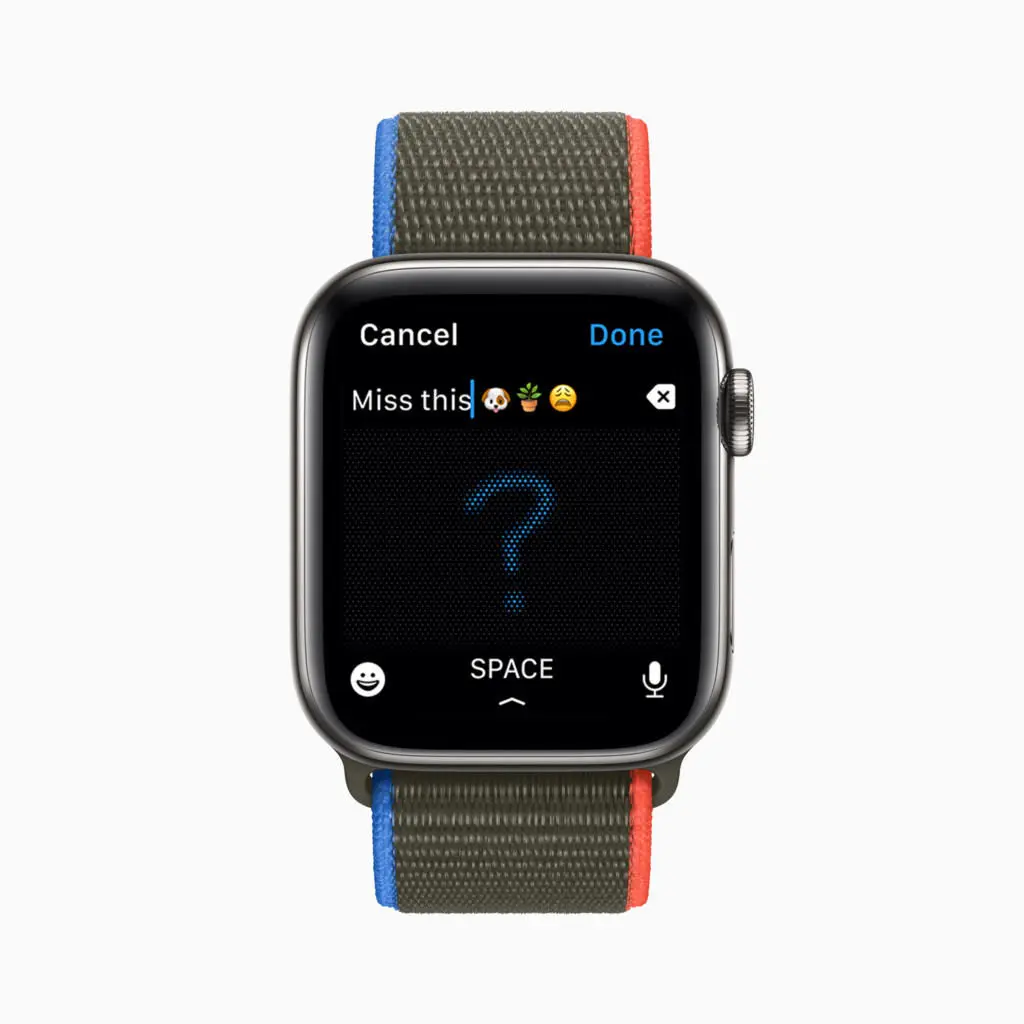 apple wwdc21 watchos8 messages scribble 06072021