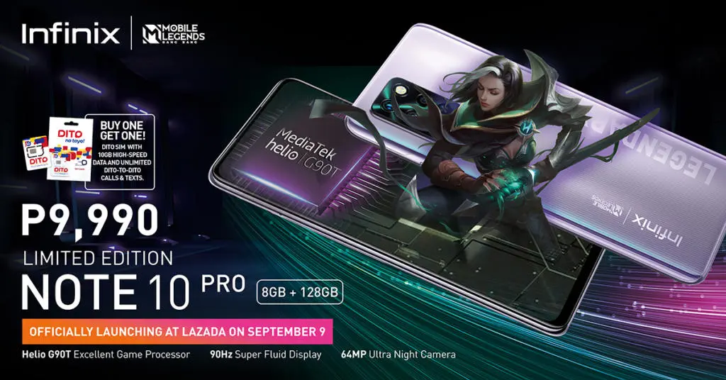 Infinix NOTE 10 Pro Mobile Legends Bang Bang: Price, Specs, Availability in the Philippines 85 Note10 KV Sept9 MLBB