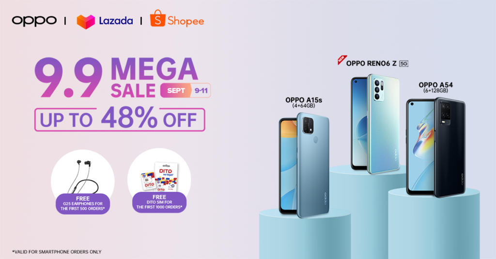OPPO products you can add to cart on 9.9 Super Brand Day Sale save up to 48 and more