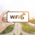depositphotos 314458352 stock photo wifi 6 on smartphonescreen in 1