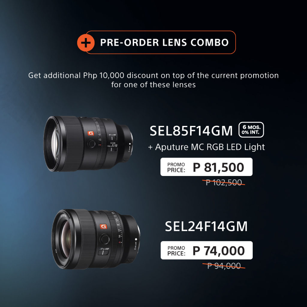 Sony A7M4 Pre order Combo Lens