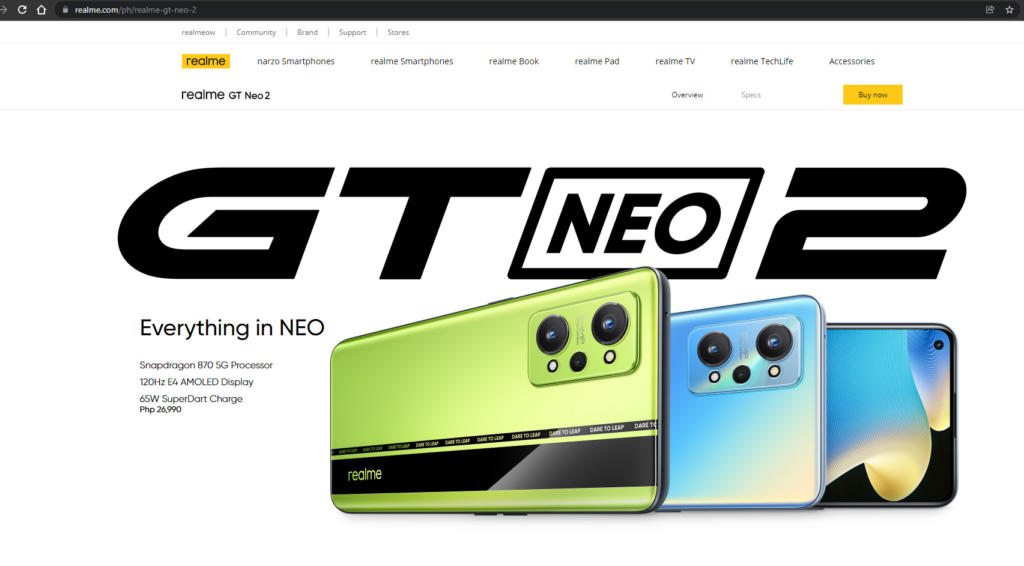 realme GT Neo2 to arrive in the Philippines, priced 88 Screenshot 97