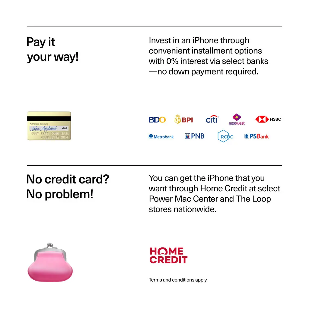 Power Mac Center kicks off iPhone for All campaign 86 2.1 Credit cards and Home Credit options PMC iPhone for All 2022