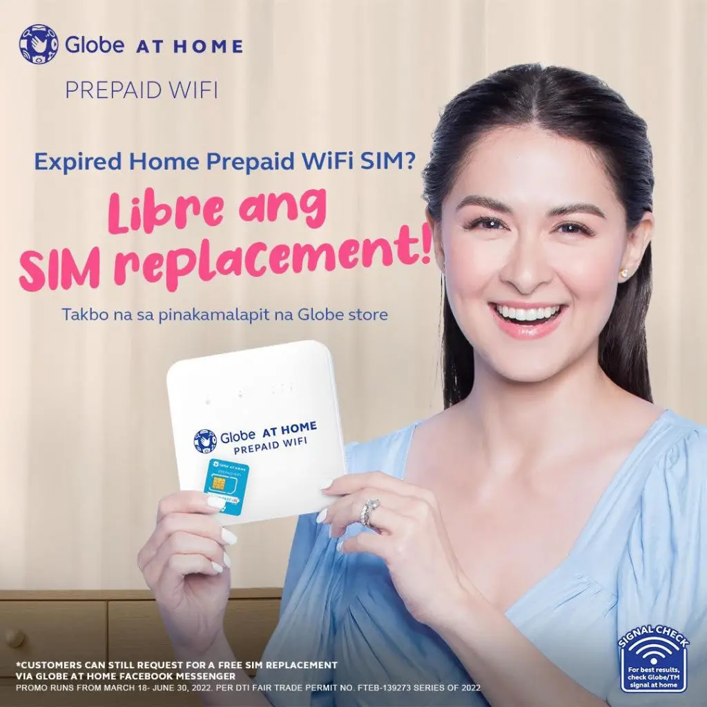 How to replace expired Globe at Home Prepaid WiFi SIM for free 85 SIM Replacement KV