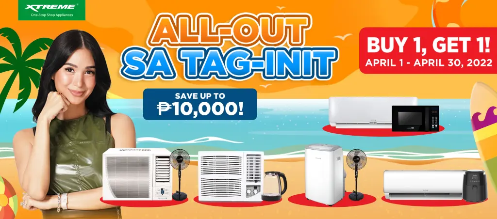 XTREME Appliances announces All Out Sa Tag-init summer campaign 85 allout sa tag init pr banner